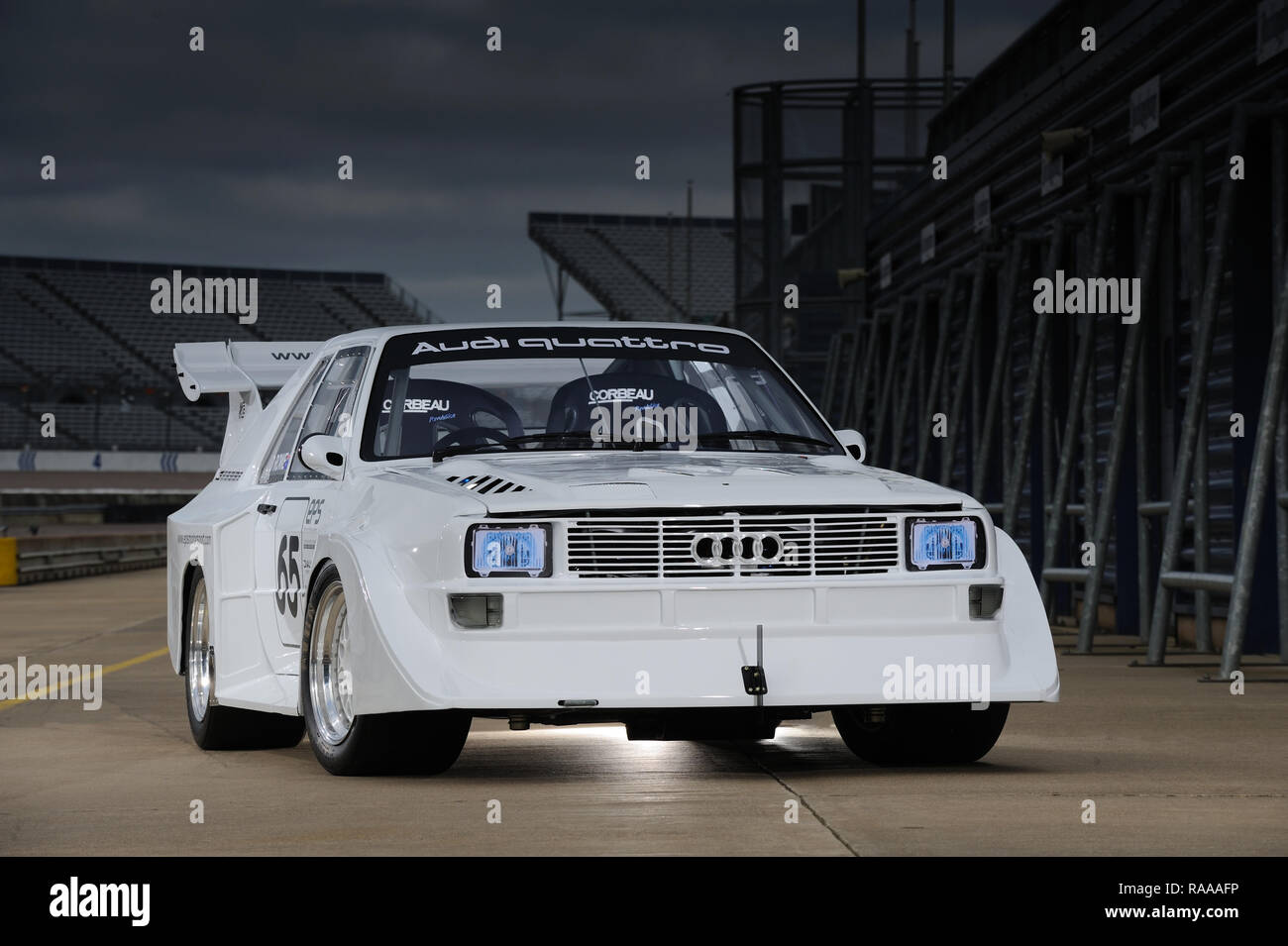 Audi Quattro S1E2 Race Car Stock Photo