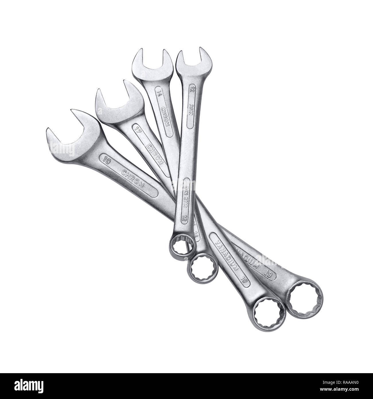 Wrench isolated on white background Stock Photo - Alamy