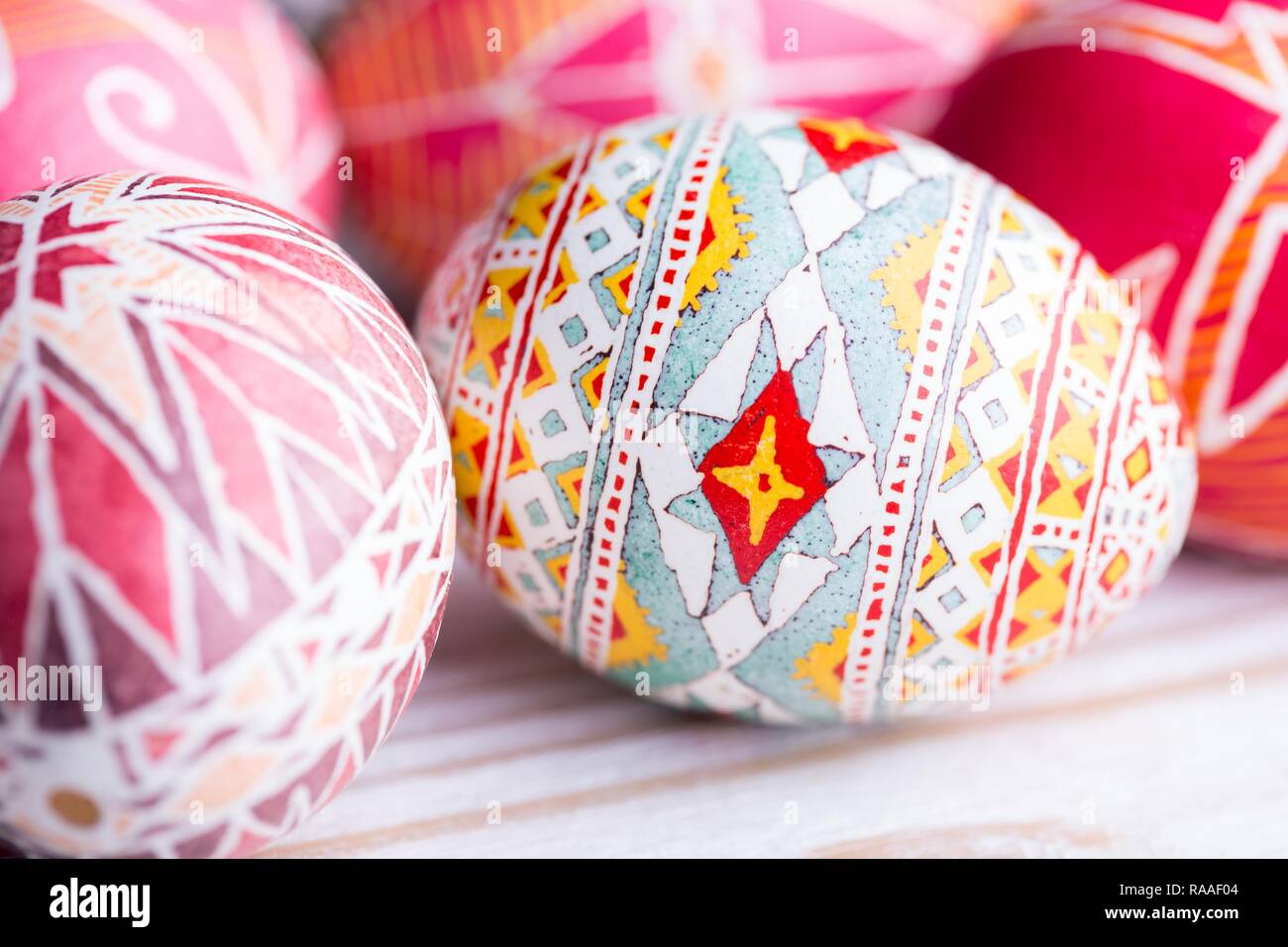 beautiful Easter egg Pysanka handmade - ukrainian traditional Stock ...