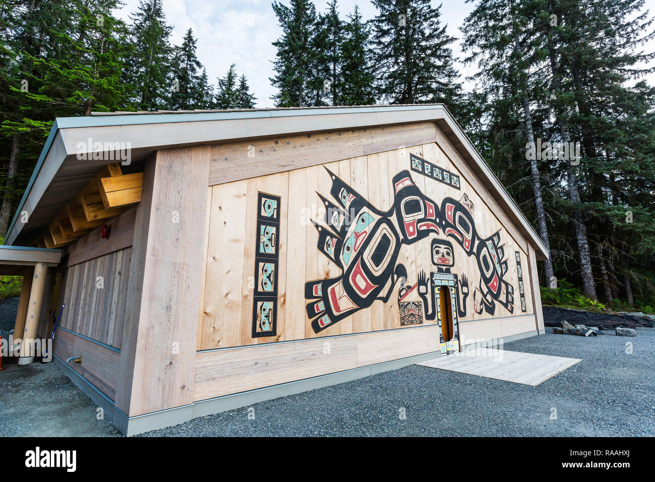 Hoonah Tlingit Tribal House in Bartlett Cove, Glacier Bay National Park