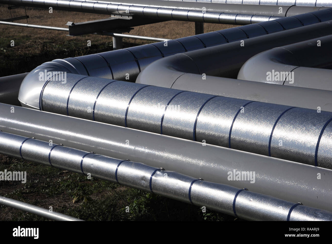 2 Inch Raffinate Line Pipe and Refinery pipelines Stock Photo - Alamy