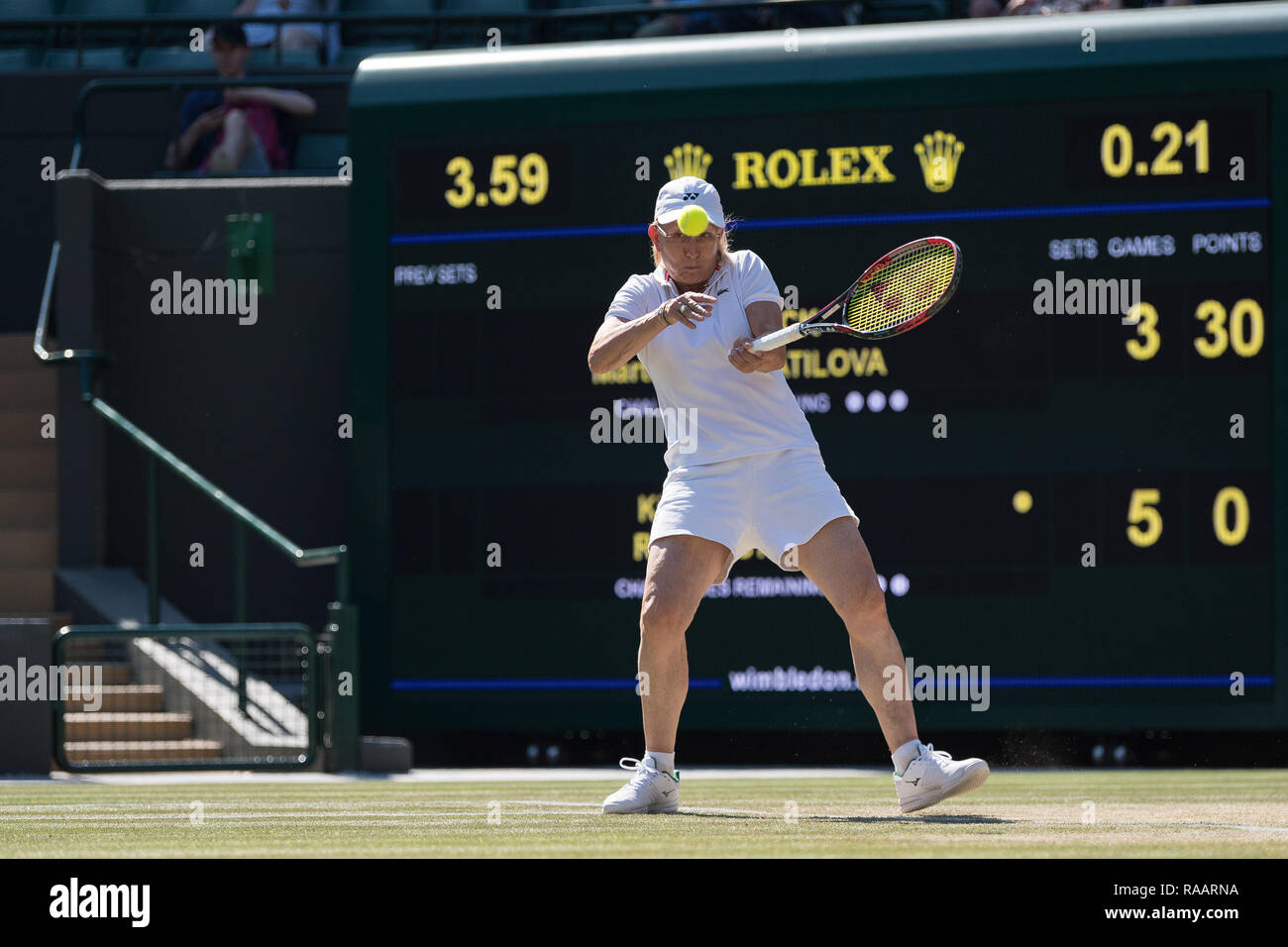 15 July 2018. The Wimbledon Tennis Championships 2018 held at The All England Lawn Tennis and