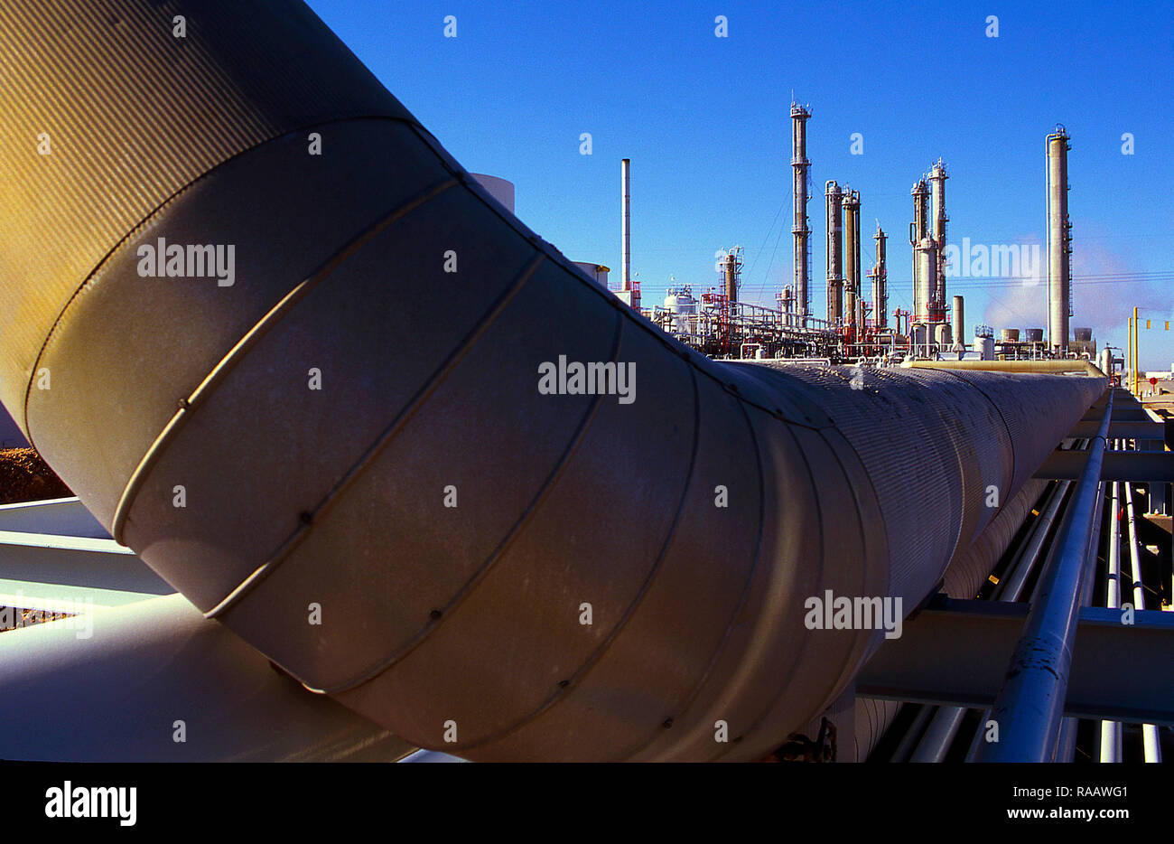 Petroleum Refinery Stock Photo