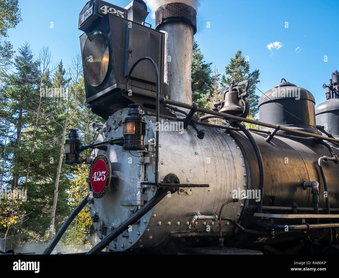 Engine #425, Cumbres & Toltec Scenic Railroad, Chama, New Mexico Stock ...