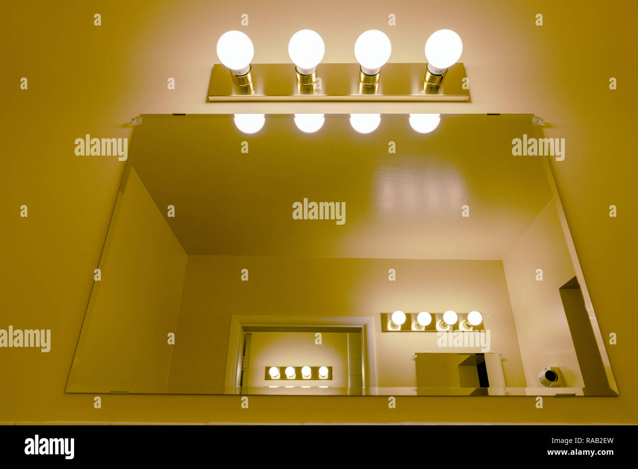 Light fixtures and mirrors Stock Photo Alamy