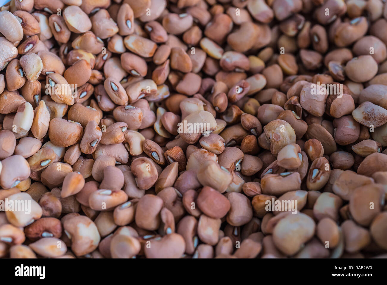 Raw nigerian brown beans in a bowl Stock Photo Alamy