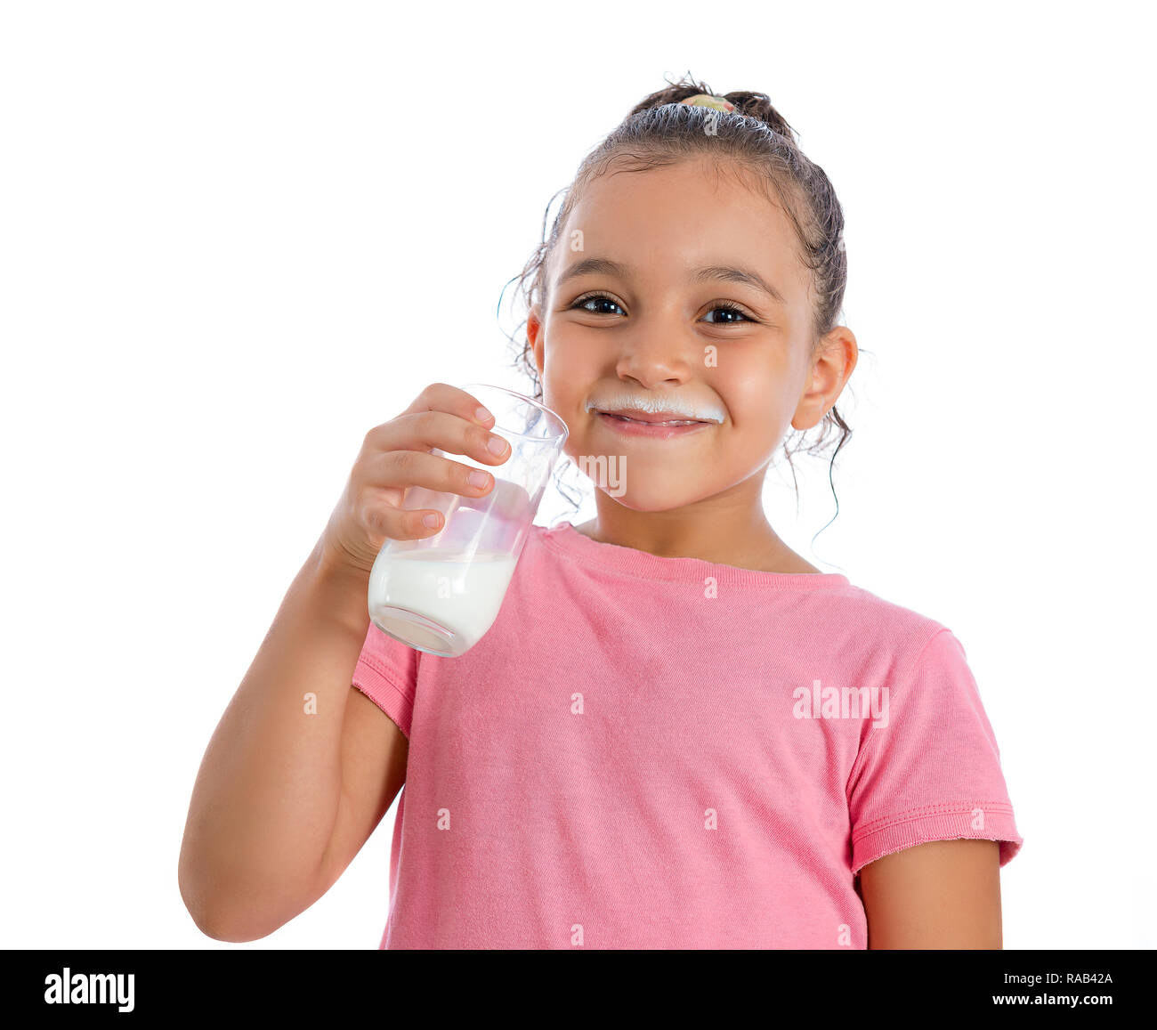 Young girl child drinking milk hires stock photography and images Alamy