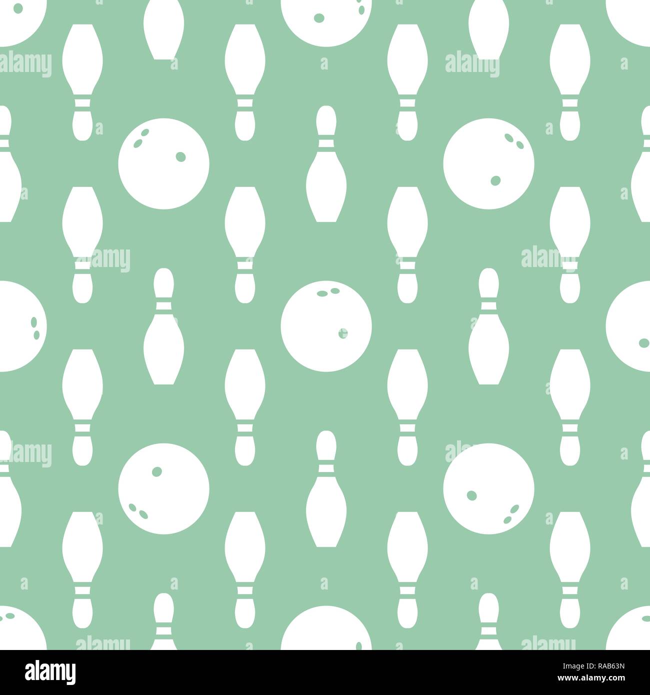 Competitive Bowling Patterns Seamless pattern with bowling pins and bowls. Sports theme. Games ...