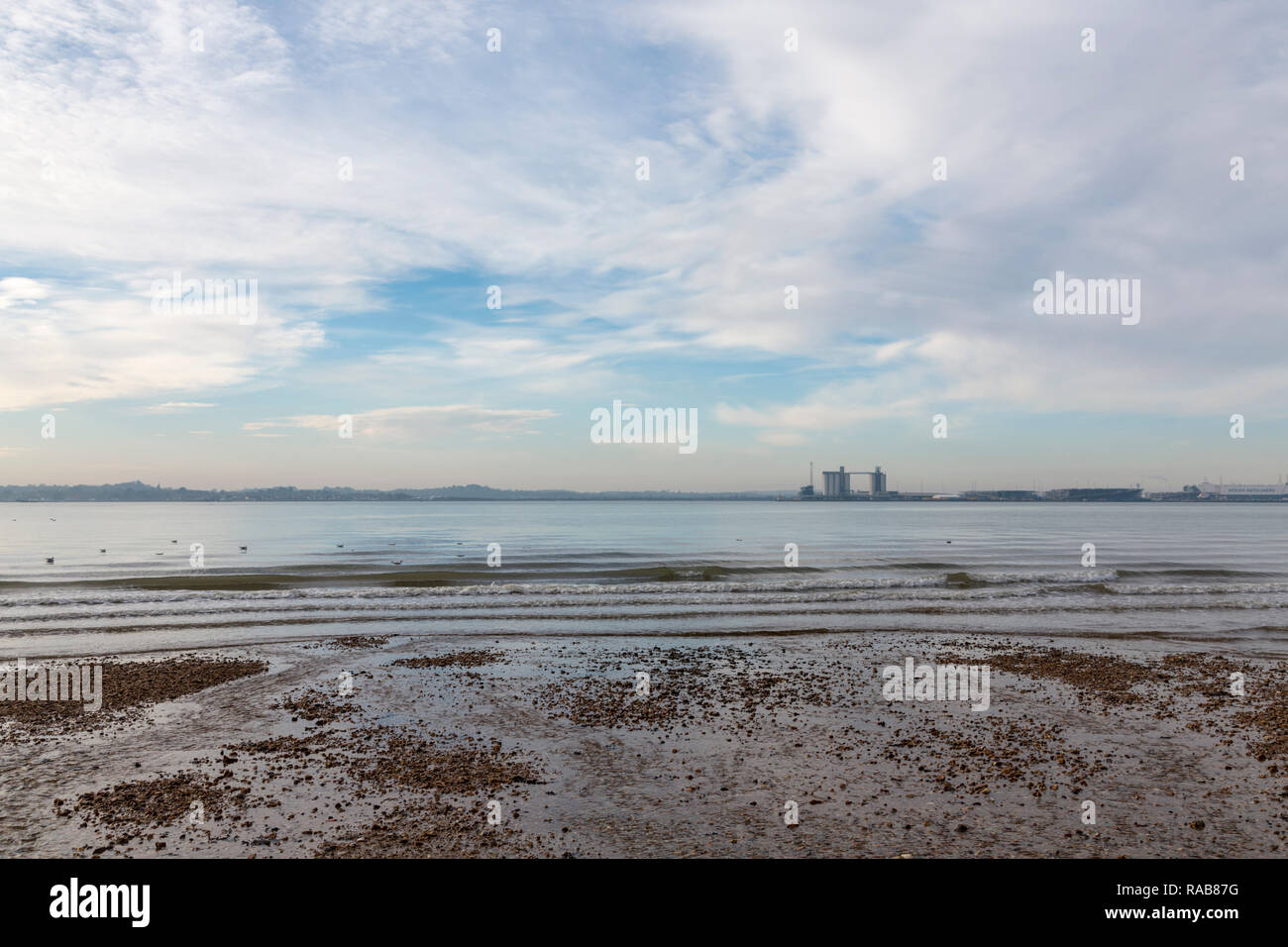 View from Weston Shore Stock Photo