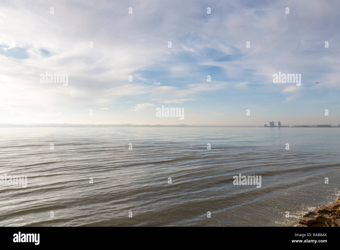 View from Weston Shore Stock Photo
