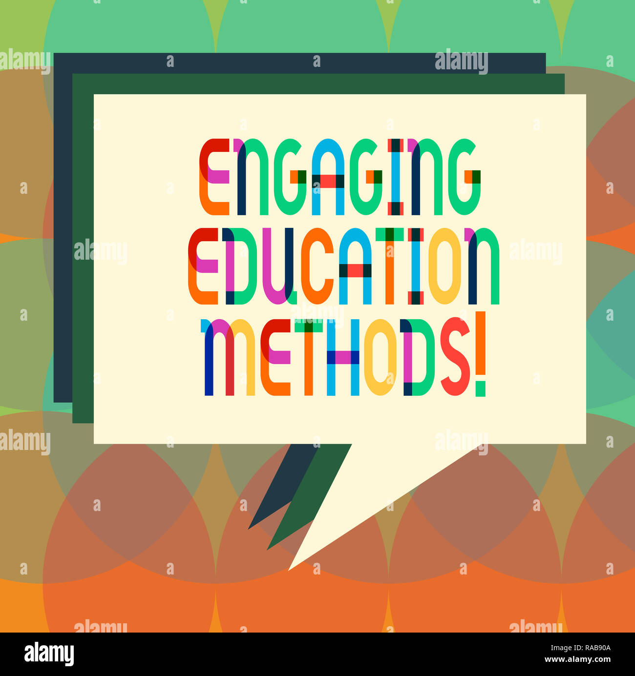 Word writing text Engaging Education Methods. Business concept for Teaching strategies to ...