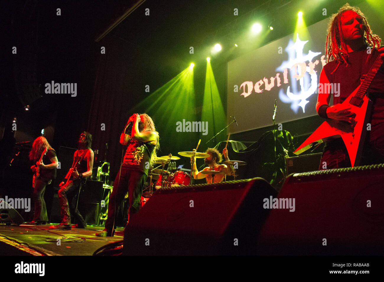Devildriver live at 02 ritz manchester Stock Photo - Alamy