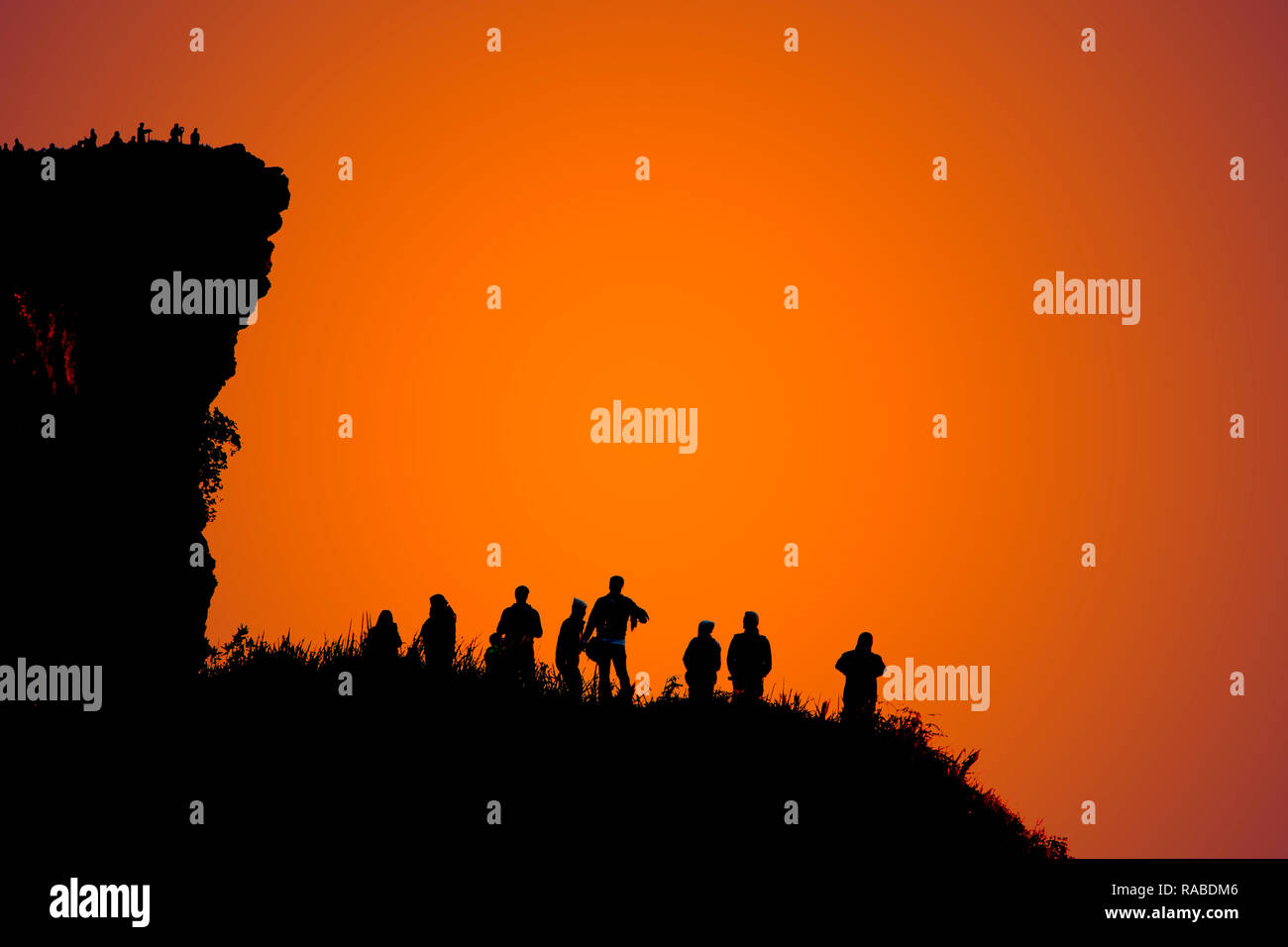 Sad couple and silhouette hi-res stock photography and images - Alamy