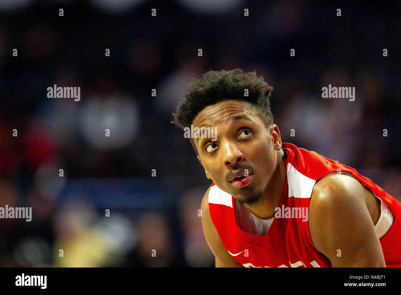 Winston-Salem, NC, USA. 2nd Jan, 2019. Cornell Big Red guard Matt Morgan (10) in the NCAA Basketball matchup at LJVM Coliseum in Winston-Salem, NC. (Scott Kinser/Cal Sport Media) Credit: csm/Alamy Live News Stock Photo