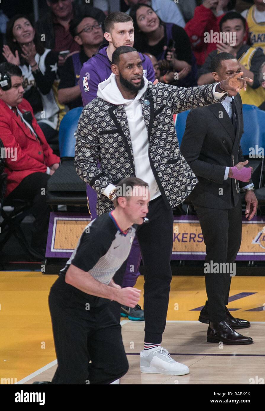 Los Angeles Estados Unidos 03rd Jan 2019 Lebron James 23 Of