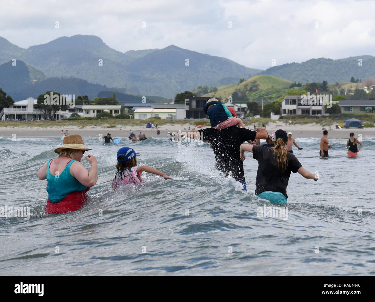 Whangamata beach hires stock photography and images Alamy