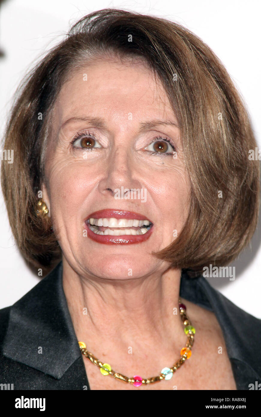 ***FILE PHOTO*** NANCY PELOSI ELECTED AS SPEAKER OF THE HOUSE Nancy Pelosi & Paul Pelosi arriving for he Opening Night Performance of the Broadway Musical "RAGTIME" at The Neil Simon Theatre in New York City. November 15, 2009 Credit: Walter McBride/MediaPunch Stock Photo