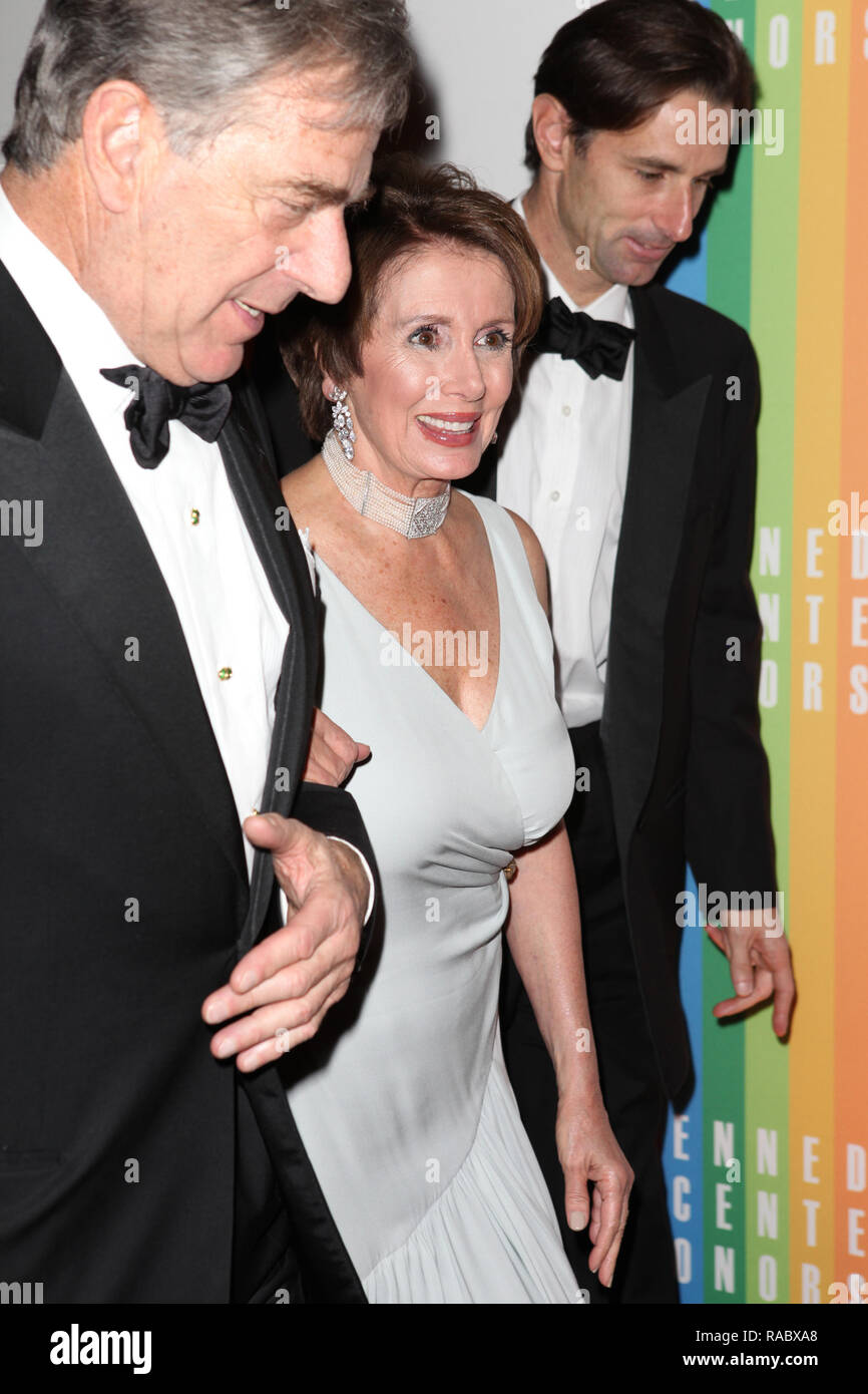 ***FILE PHOTO*** NANCY PELOSI ELECTED AS SPEAKER OF THE HOUSE Paul Pelosi, Nancy Pelosi, Paul Francis Pelosi, Jr. attending the 35th Kennedy Center Honors at Kennedy Center in Washington, DC on December 2, 2012 Credit: Walter McBride/MediaPunch Stock Photo