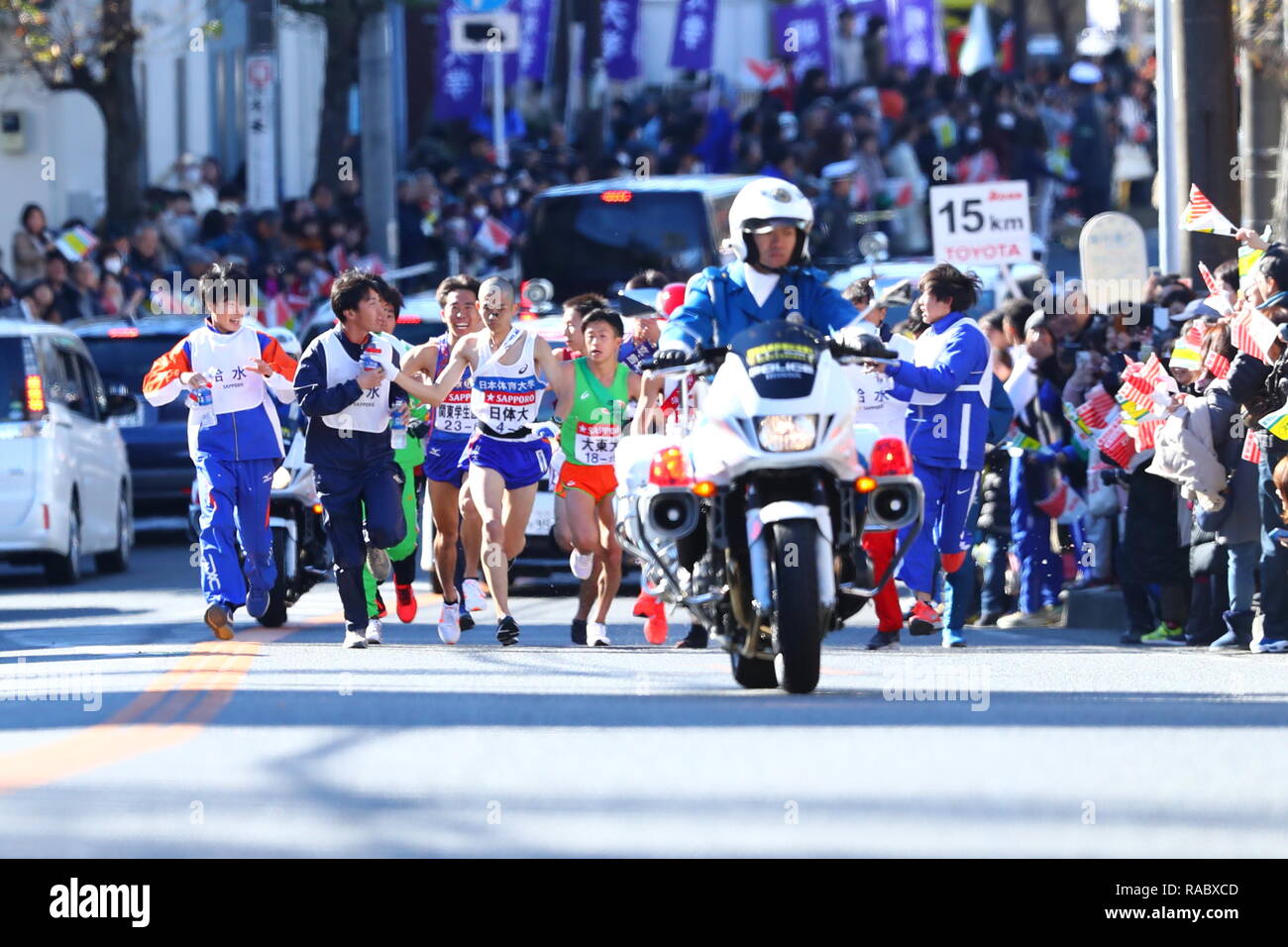 kanagawa, Japan. 3rd Jan, 2019. General view, JANUARY 3, 2019 - Ekiden ...