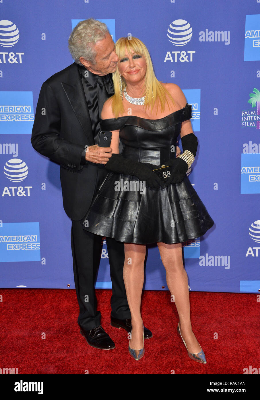 Palm Springs, California, USA. 3rd January, 2019. Suzanne Somers & Alan Hamel at the 2019 Palm Springs International Film Festival Awards. Picture: Paul Smith/Featureflash Credit: Paul Smith/Alamy Live News Stock Photo