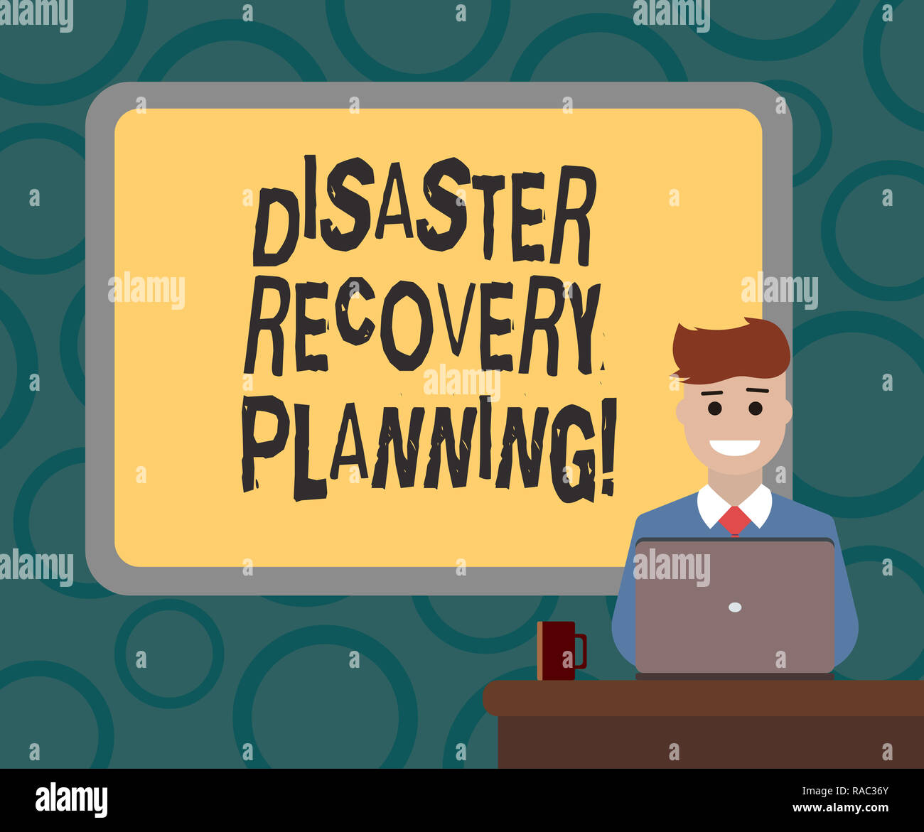 Writing note showing Disaster Recovery Planning. Business photo ...