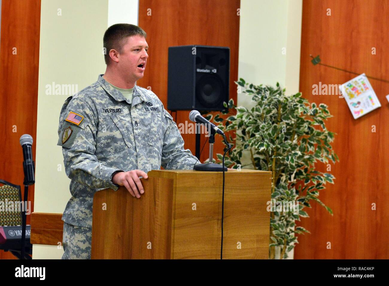 U.S. Army Staff Sgt. Joshua L. Tverberg, assigned to U.S. Army Africa ...