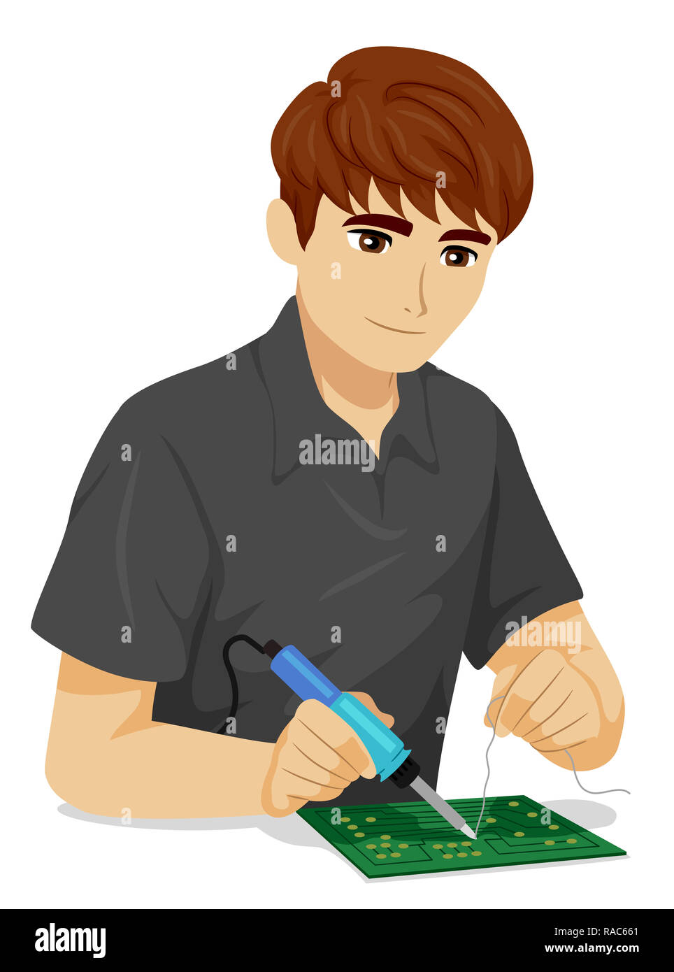 Computer engineer clipart hi-res stock photography and images - Alamy