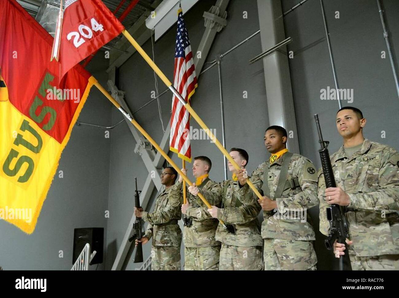 The 1st Cavalry Division Resolute Support Sustainment Brigade Color