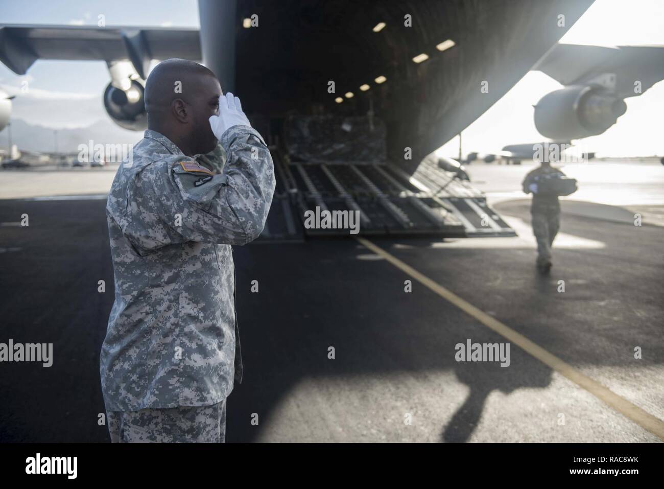 U.S. Army Sgt. 1st Class Troy with the Defense POW/MIA