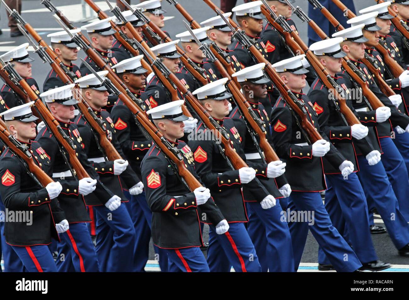 Us marine corps ceremonial guard hires stock photography and images