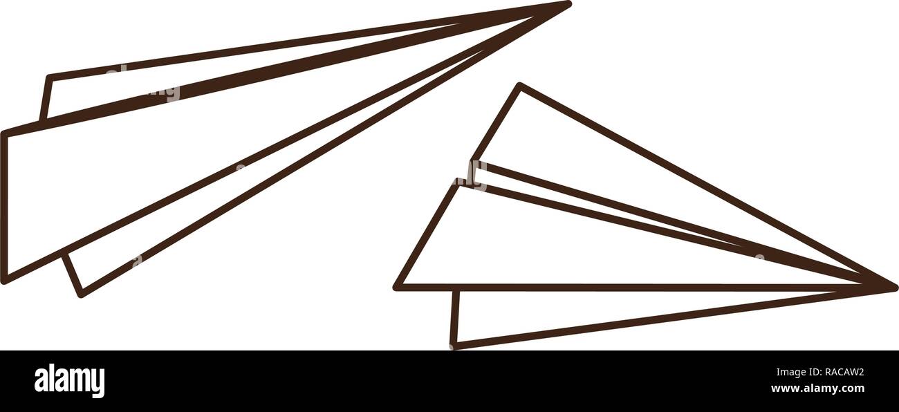 paper plane isolated icon Stock Vector Image & Art - Alamy