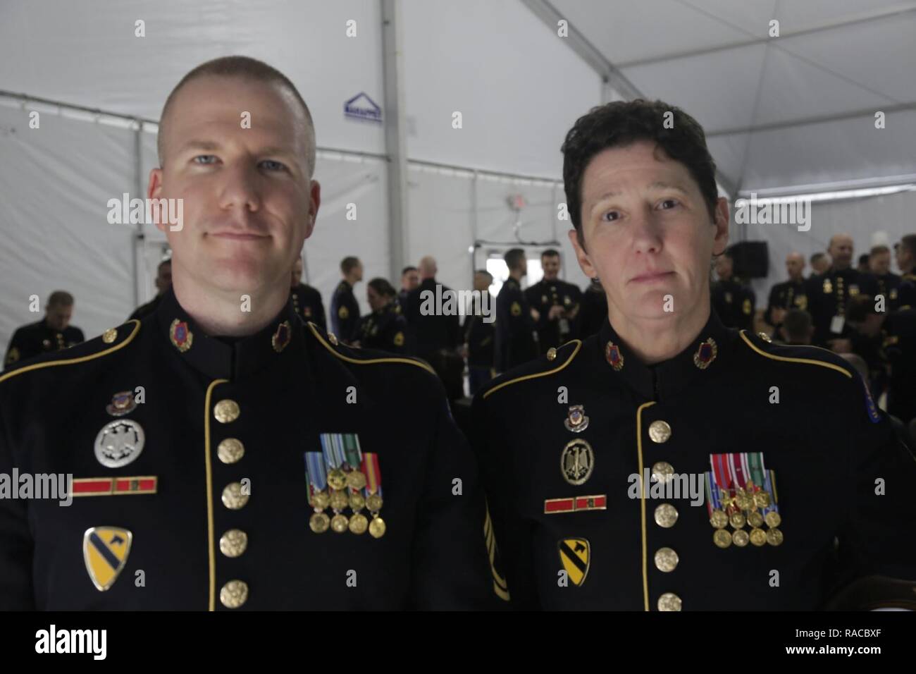 U.S. Army Field Band Sgt. 1st Class Marc Purinton and Command Sgt. Maj ...