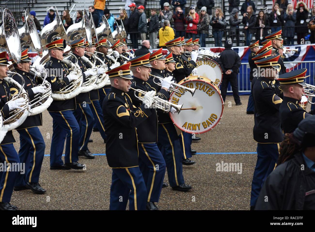 Members of the U.S. Army Band perform during the 58th Presidential