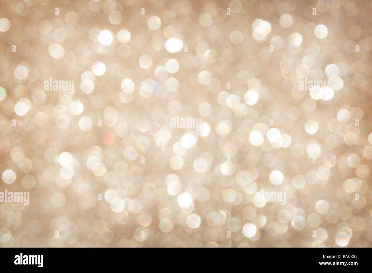 Gold glitter blurred background, christmas Stock Photo