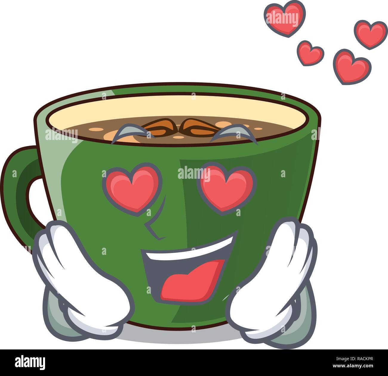 In love Indian masala tea in cartoon cup Stock Vector Image & Art - Alamy