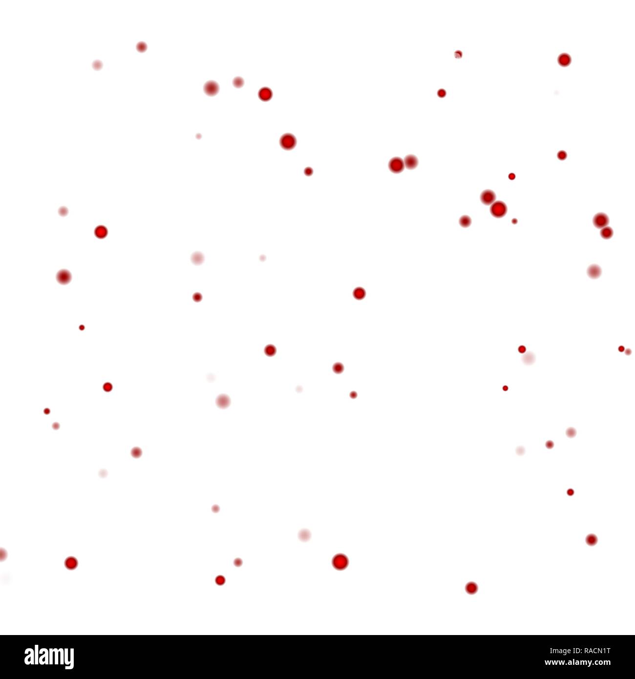 Abstract red dot confetti on white background Stock Photo Alamy