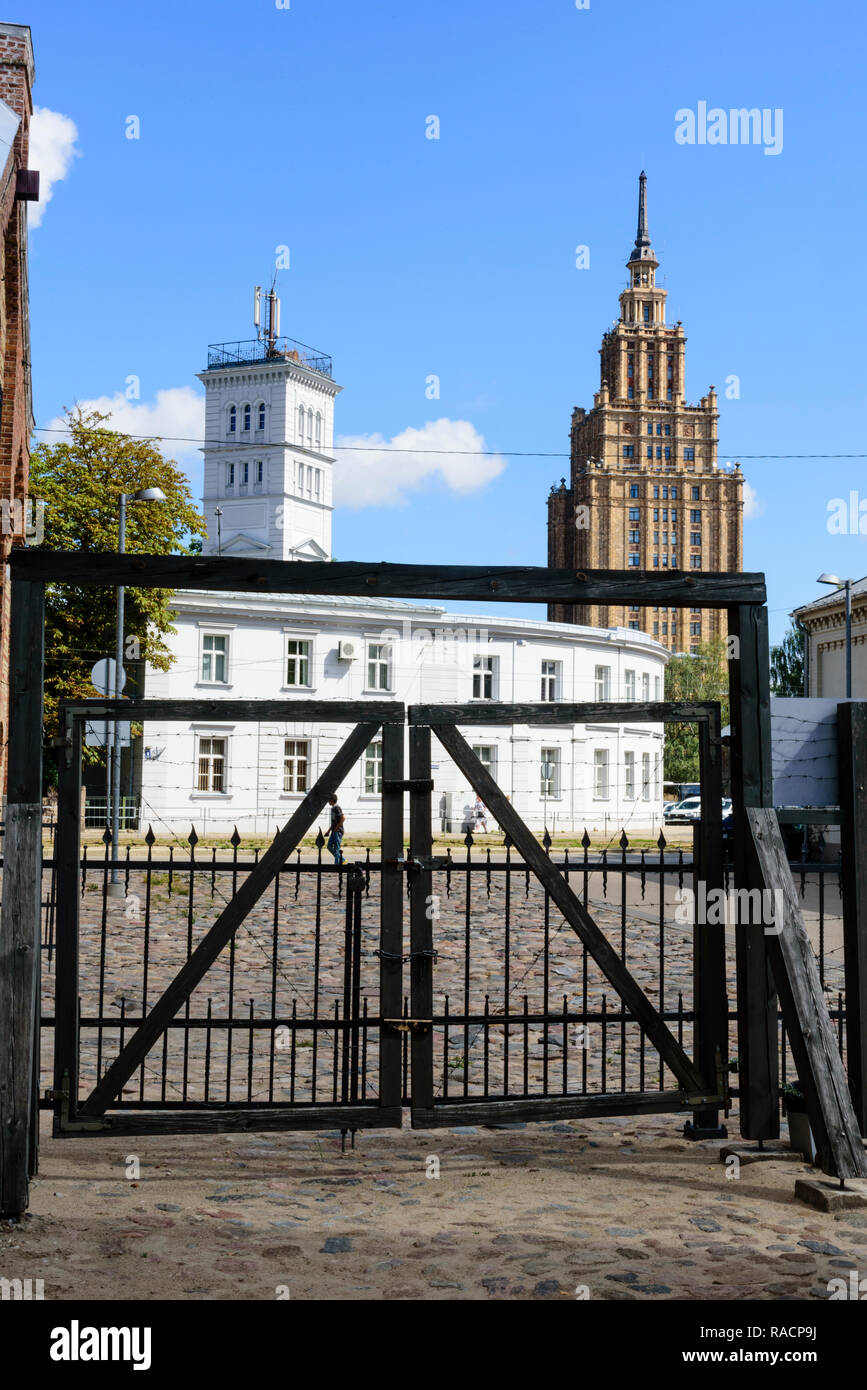 Ghetto and Holocaust Museum, Riga, Latvia, Europe Stock Photo