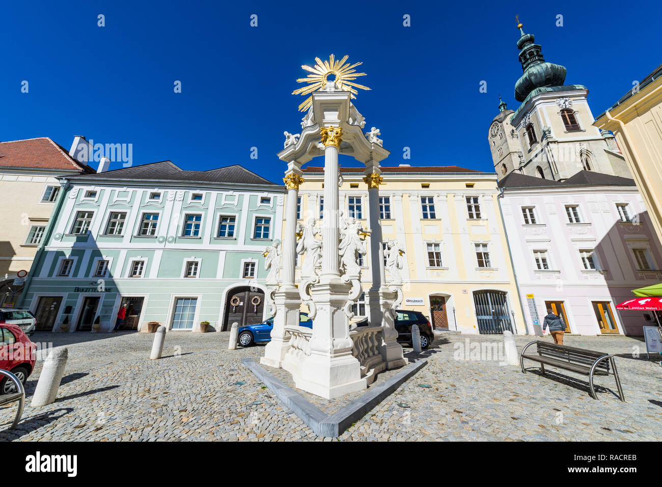 The historic center of Krems, Wachau, Austria, Europe Stock Photo