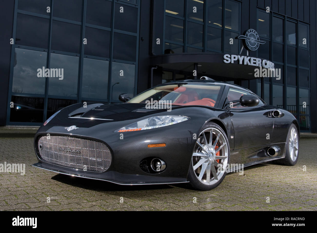 Spyker C8 Aileron outside Spyker factory Stock Photo - Alamy