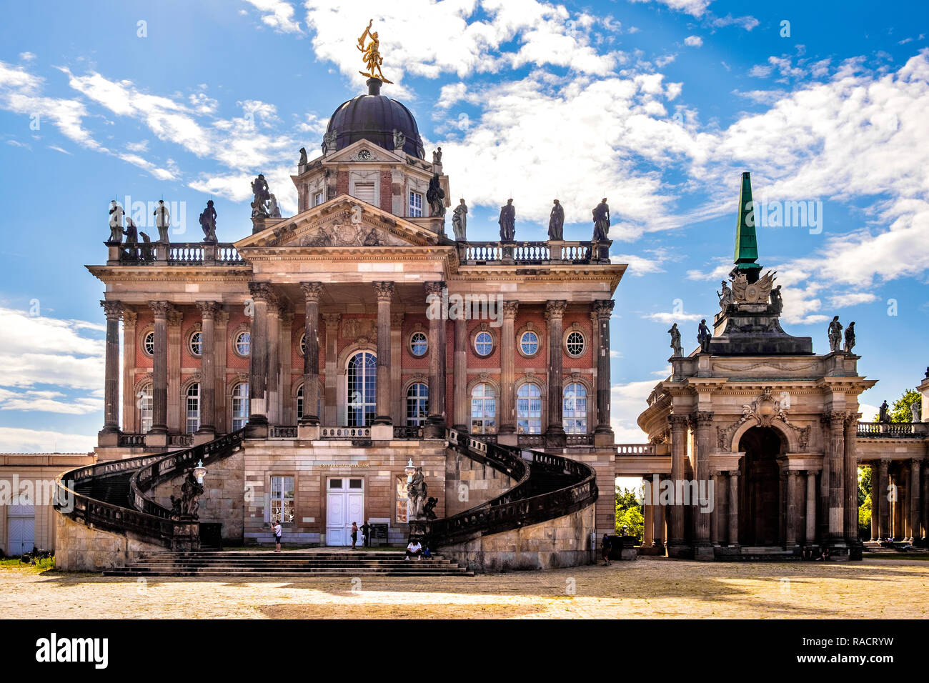 Potsdam, Brandenburg / Germany 2018/07/29 Historic buildings of the