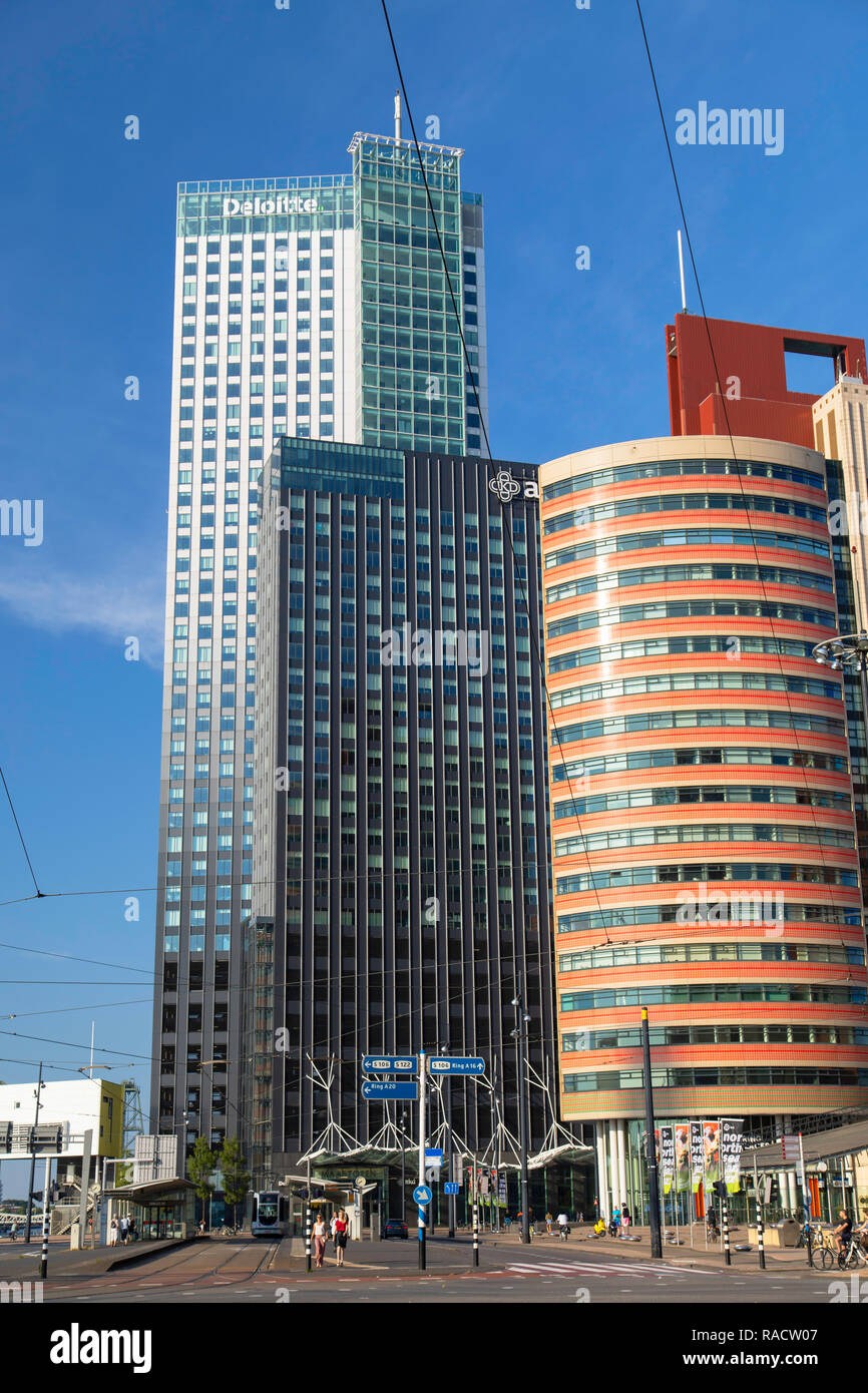 Maastoren building, Rotterdam, Zuid Holland, Netherlands, Europe Stock Photo