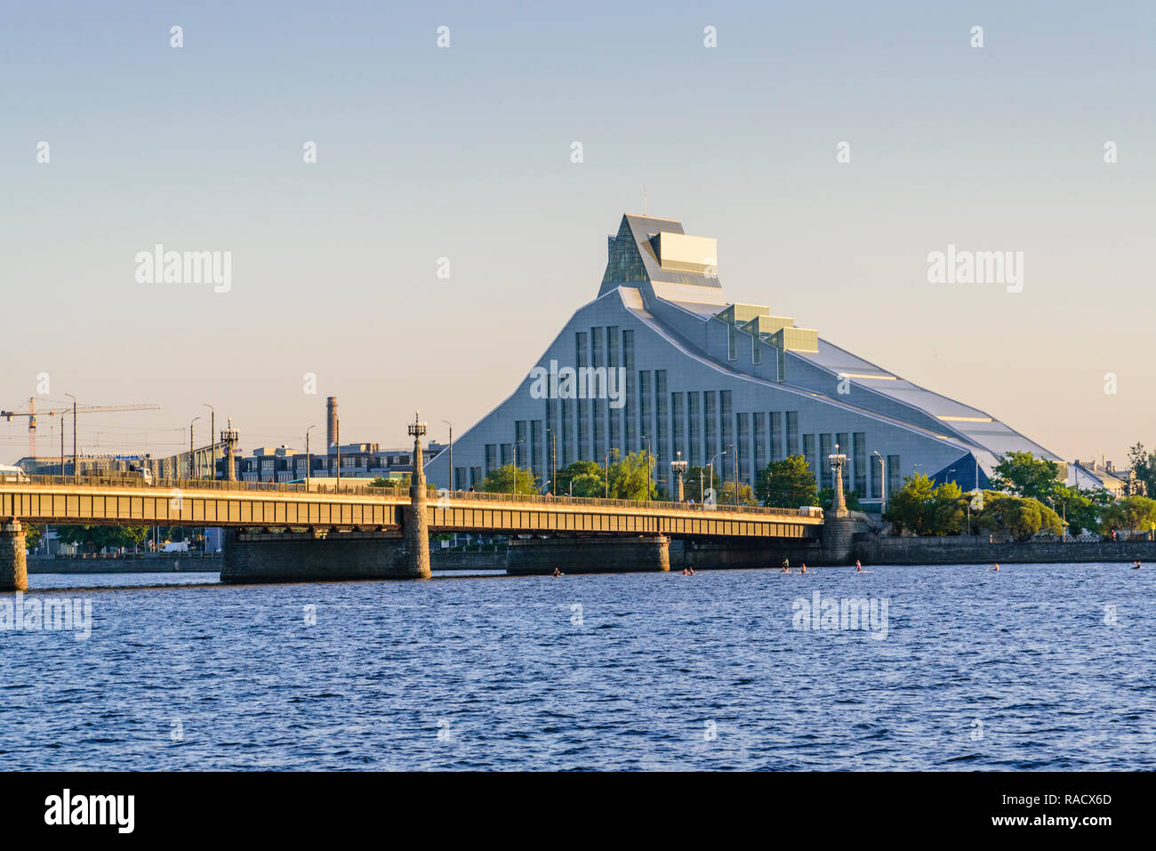 National Library, Riga, Latvia, Europe Stock Photo