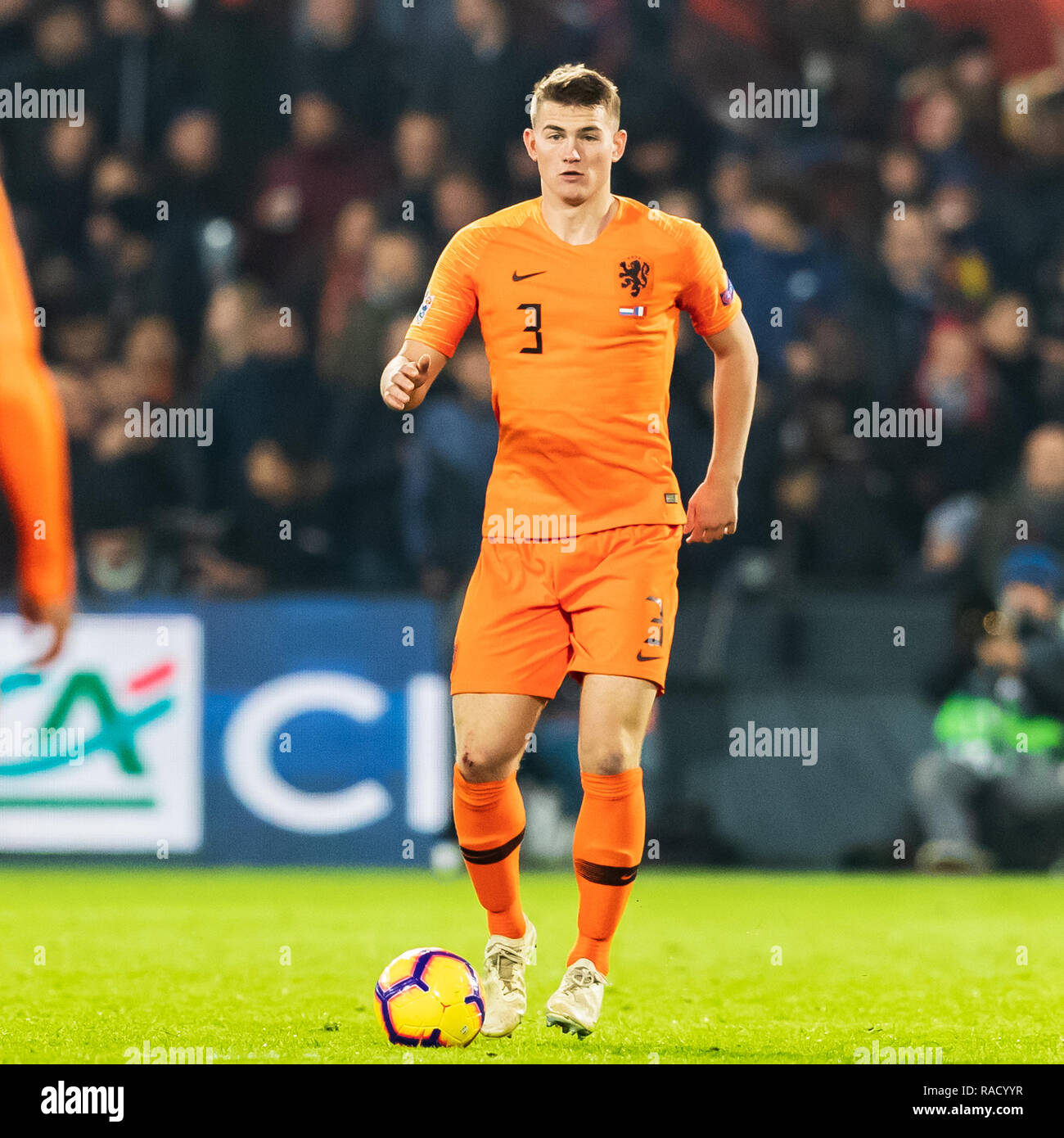 Rotterdam, The Netherlands 16 november 2018 Soccer The Netherlands v France   Matthijs de Ligt (Netherlands) Stock Photo