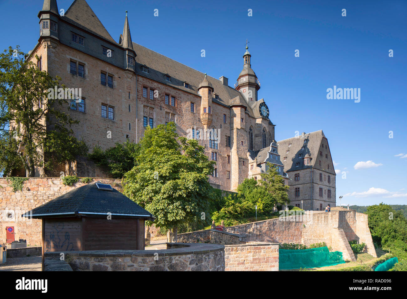 Landgrafenschloss (Marburg Castle), Marburg, Hesse, Germany, Europe Stock Photo