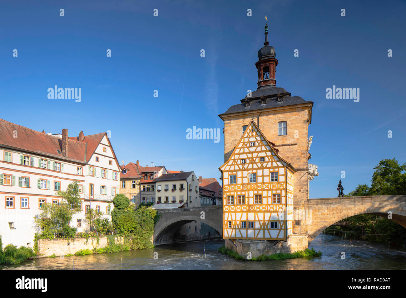 Altes Rathaus (Old Town Hall), Bamberg, UNESCO World Heritage Site, Bavaria, Germany, Europe Stock Photo