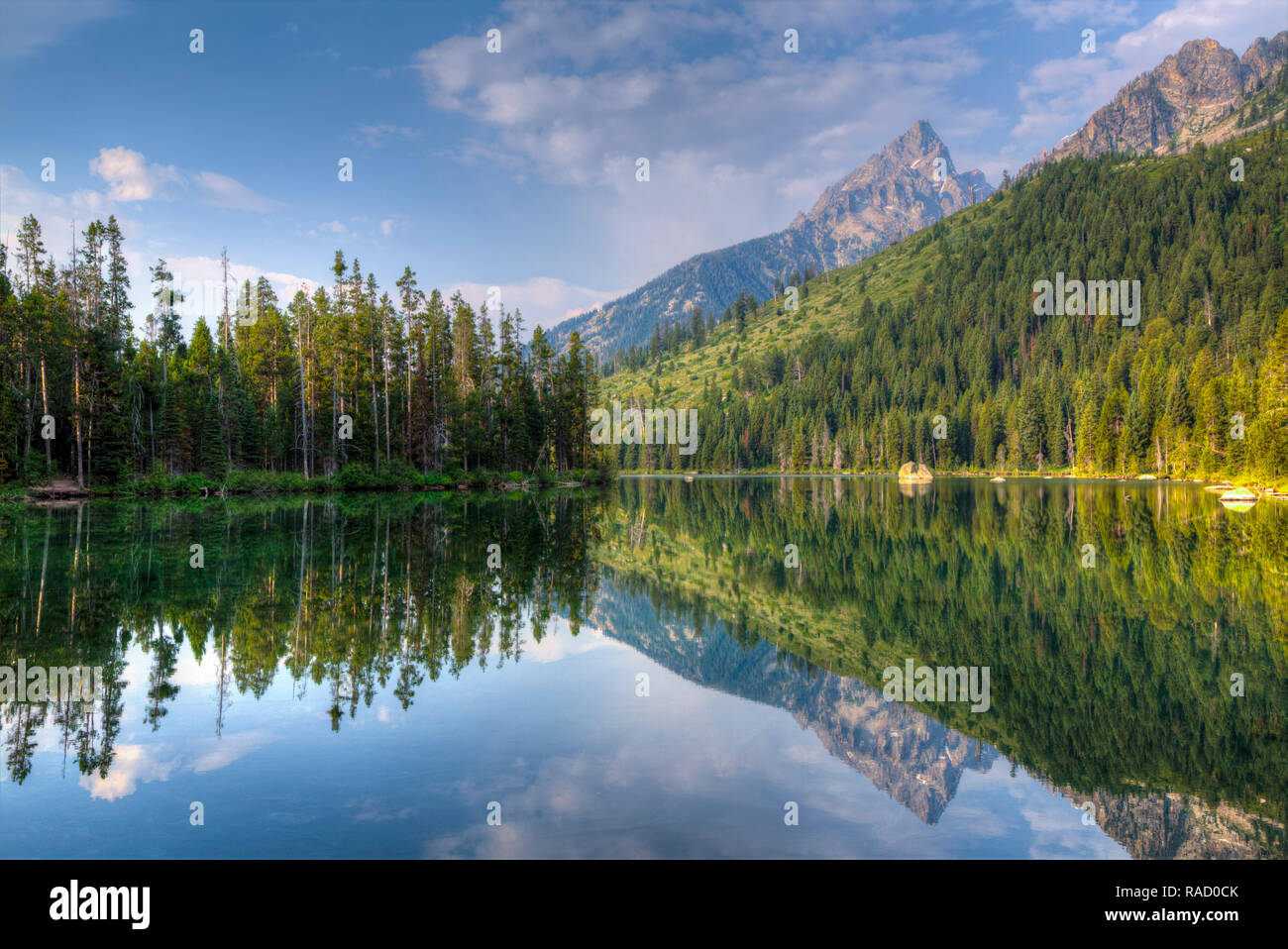 String Lake, Grand Teton National Park, Wyoming, United States of America, North America Stock Photo