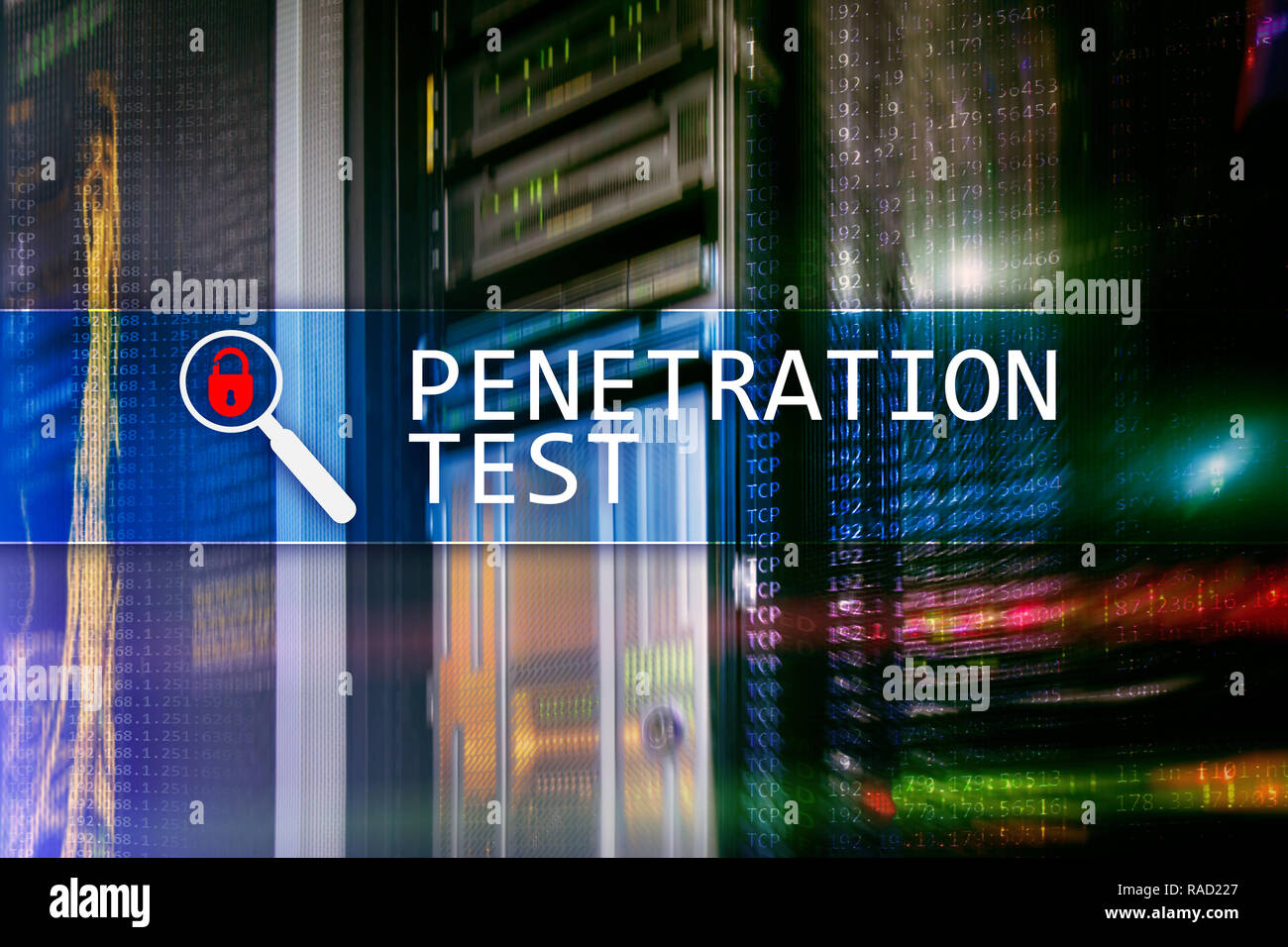 Penetration Test. Cybersecurity And Data Protection.Hacker Attack ...