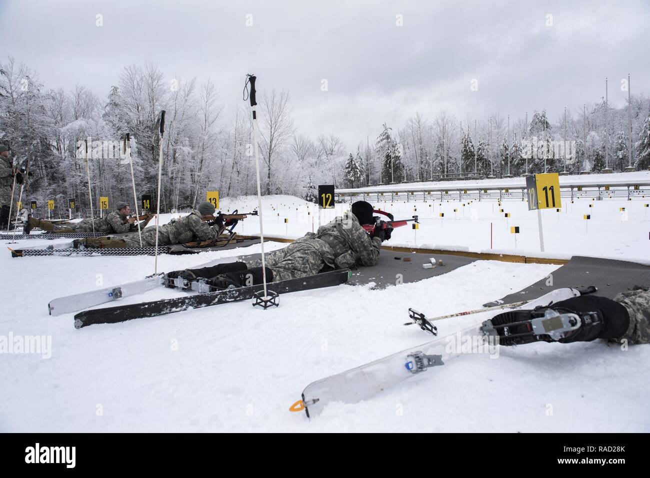 U.S. Soldiers assigned to Alpha Company, 3rd Battalion, 172nd Infantry ...