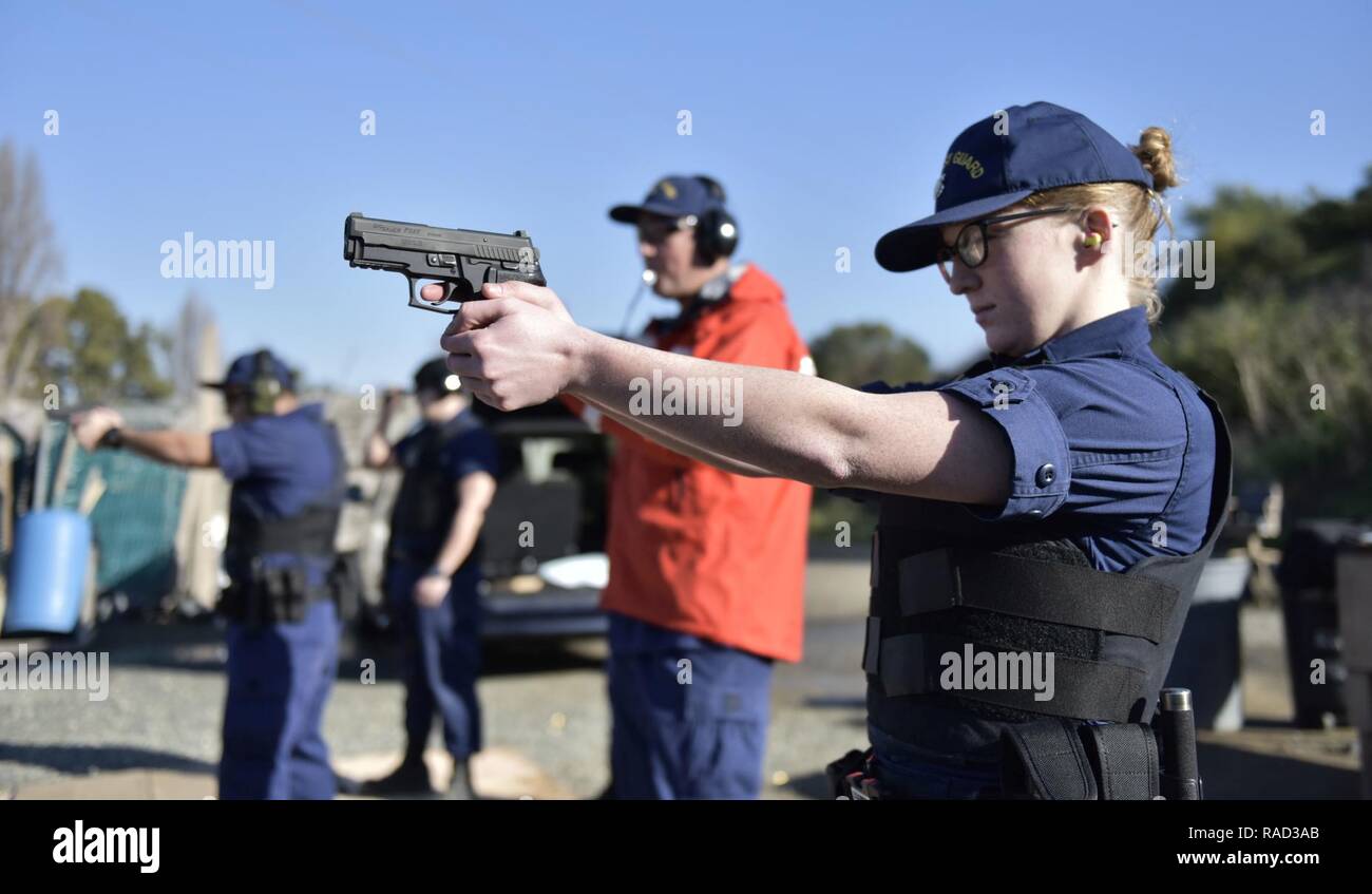 Seaman Erika Borer, a crew member at Coast Guard Station Vallejo, in