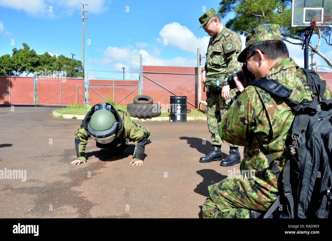 SCHOFIELD BARRACKS, Hawaii Japan Ground SelfDefense Force soldiers
